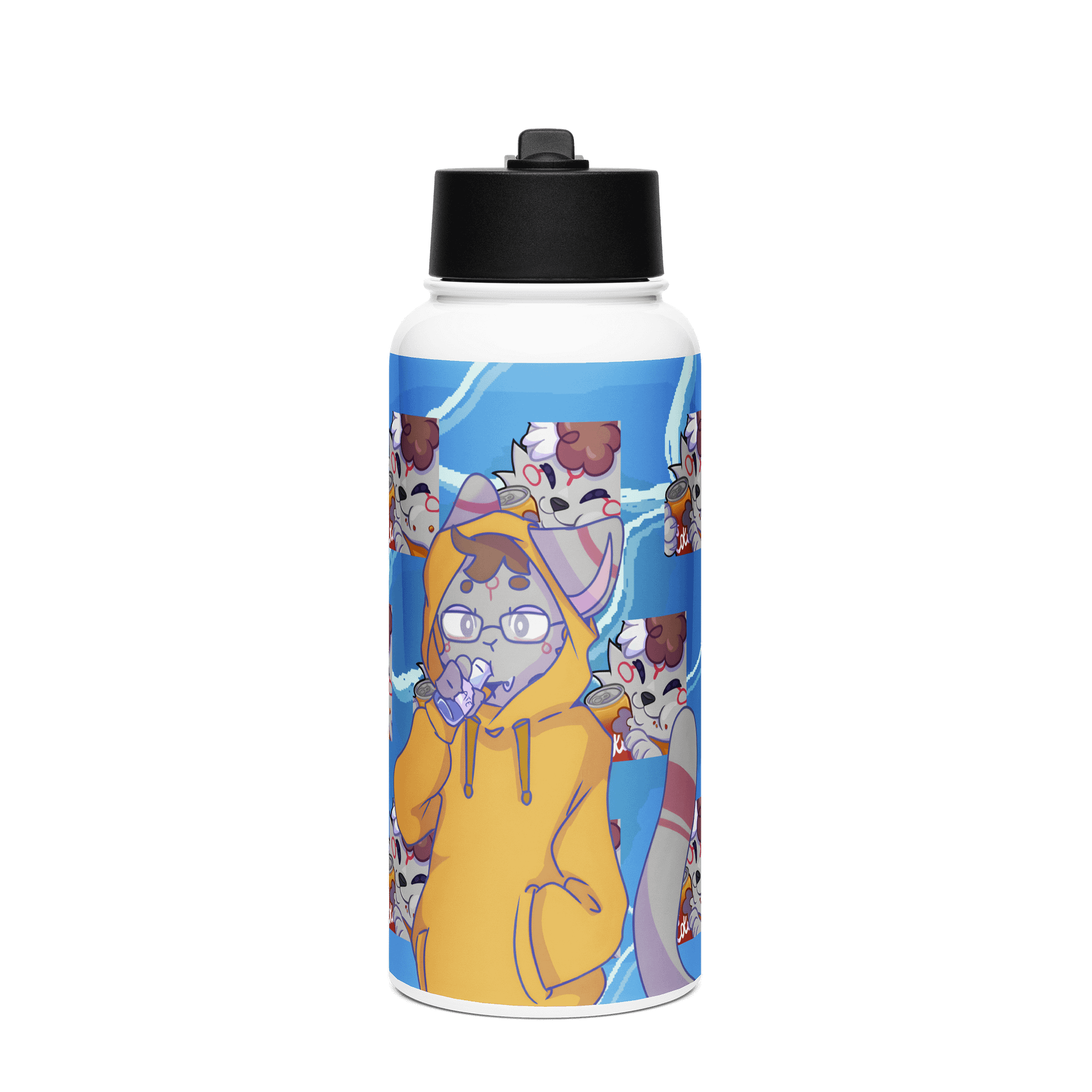 kitty (NOT A CAN EATER) drinking slurp bottle product image (1)