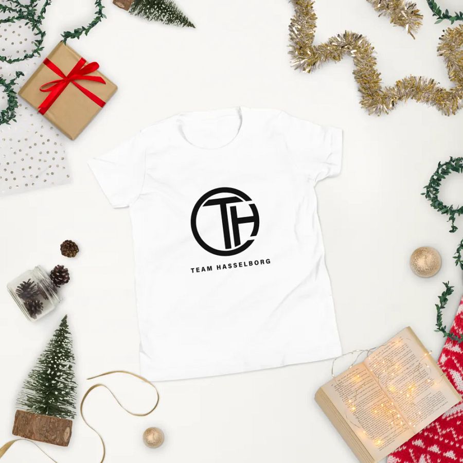 Hasselborg Logo Youth Tee - White product image (4)