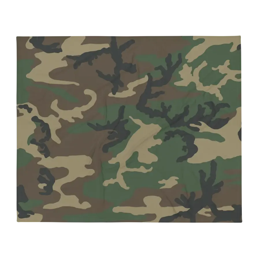 "CIF" Camouflage Comfort Throw Blanket product image (1)