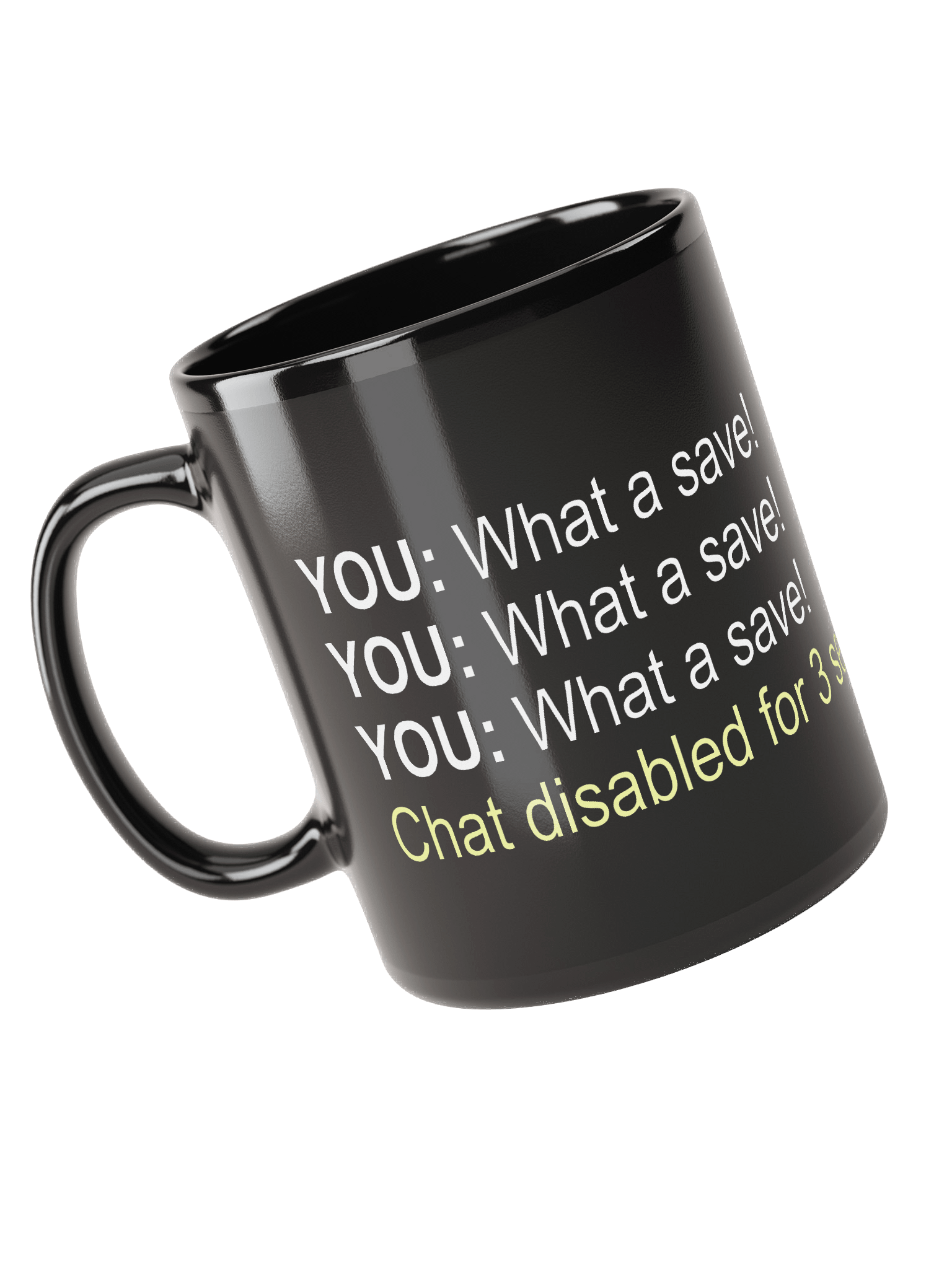 What A Save! Black Mug product image (1)