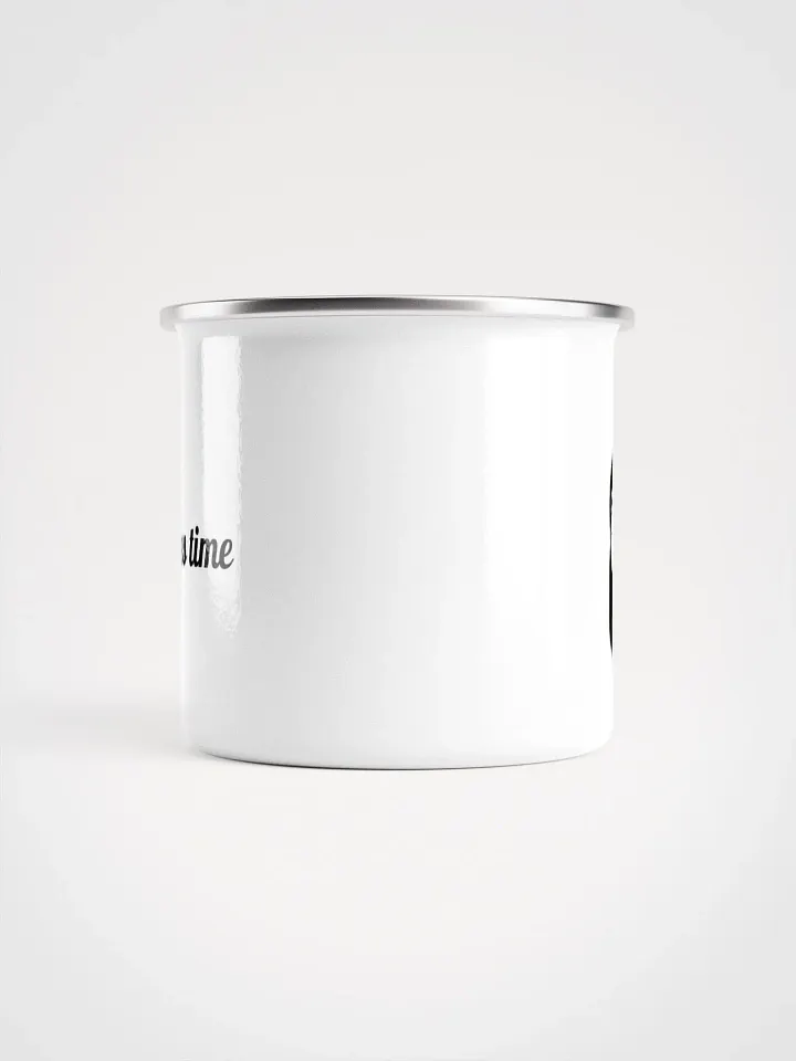 "It just takes time" Enamel Mug (Lefty Flip) product image (2)