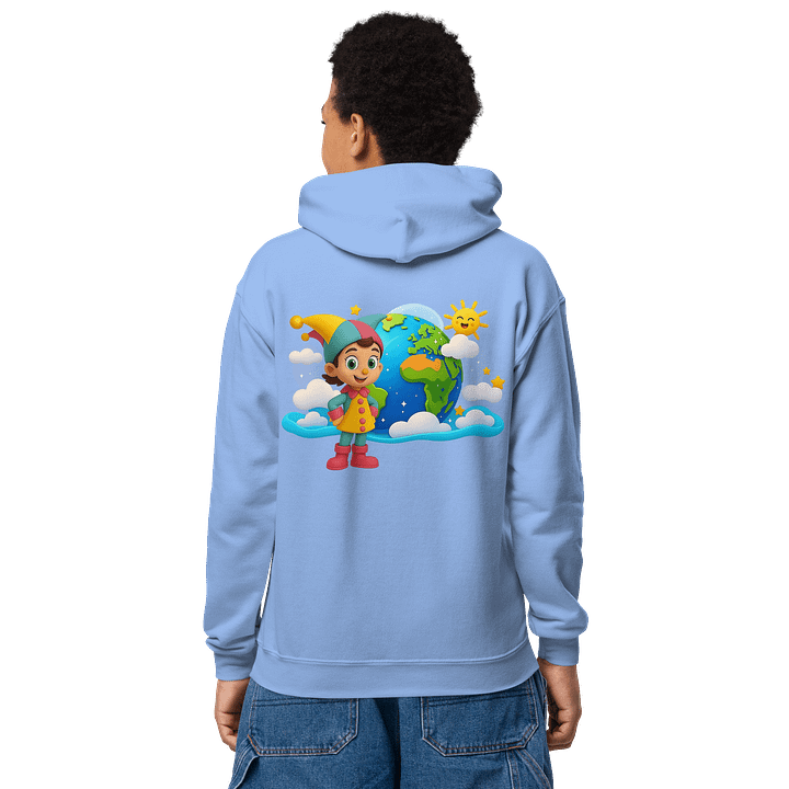 JessyJesty “Planet Earth” Youth Hoodie – Cozy Style for Eco-Loving Kids product image (1)