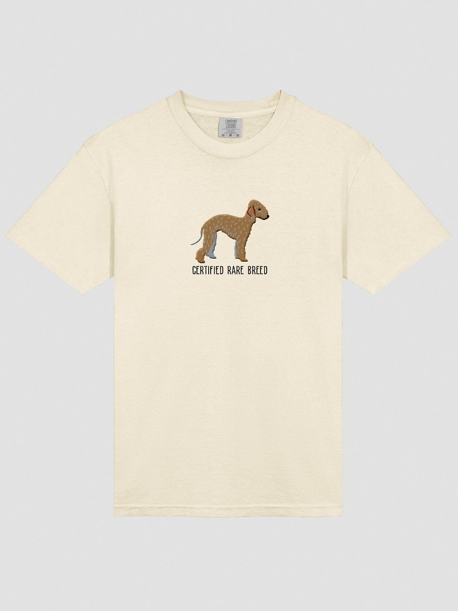 Certified Rare Breed T-Shirt(Embroidered) of a Bedlington Terrier(Tan) product image (53)