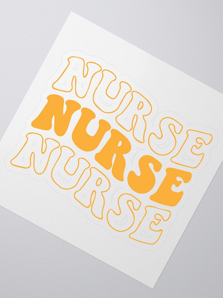 Bold Nurse Repeat Kiss-Cut Stickers product image (2)