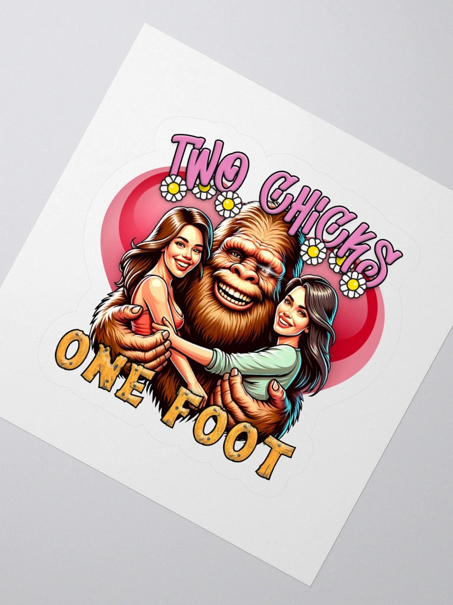 Bigfoot Love Kiss Cut Stickers product image (6)