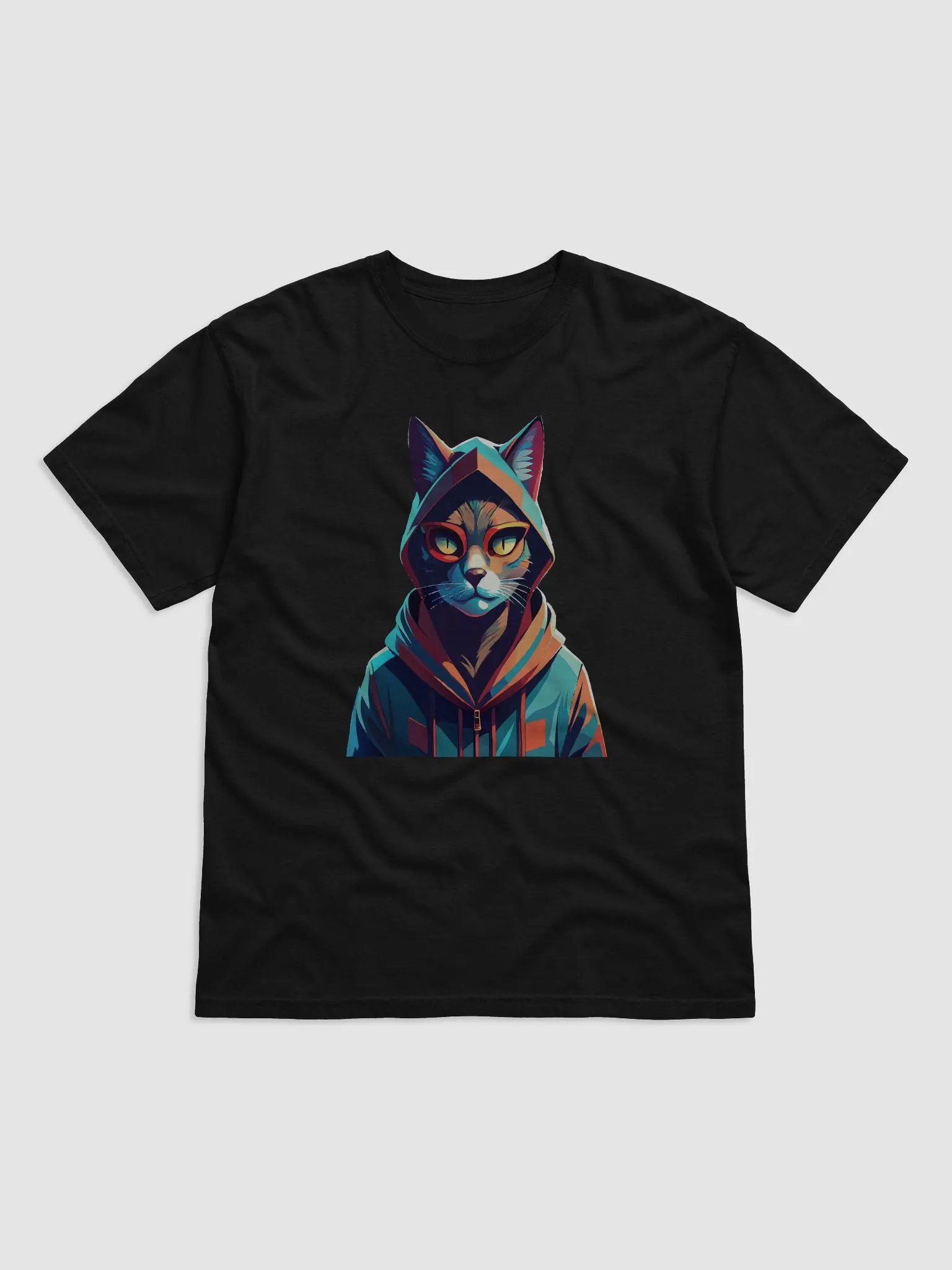 Feline Vibes Hoodie Tee product image (1)