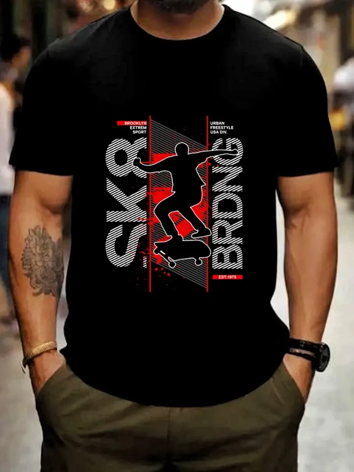 Brooklyn Skateboarder Graphic T-Shirt product image (1)