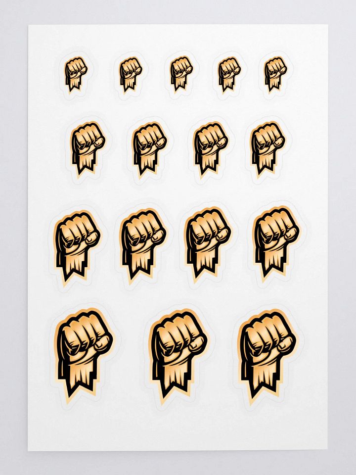 PuncH Fist Sticker Sheet product image (2)
