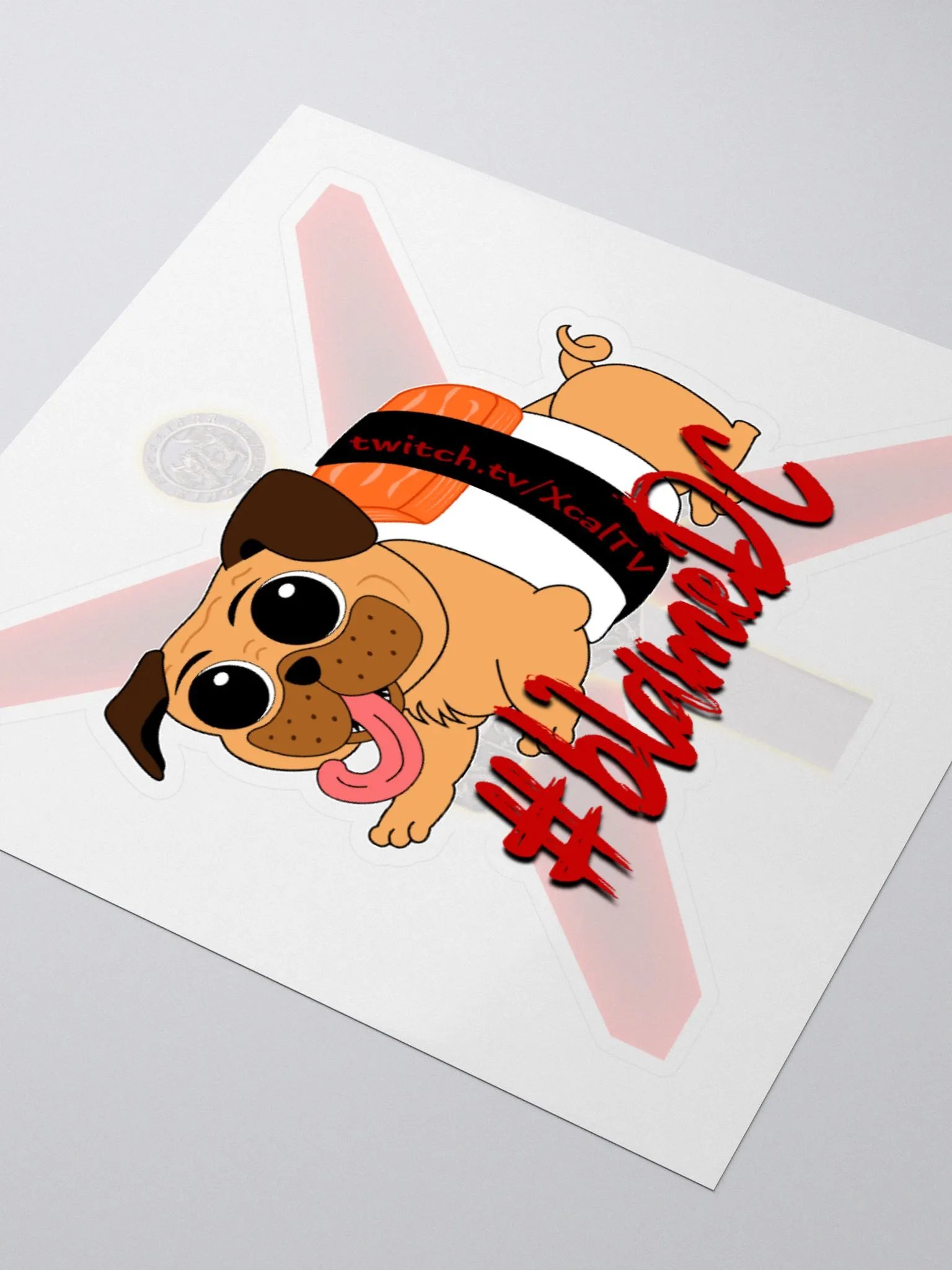 Sushi Pug Sticker product image (7)