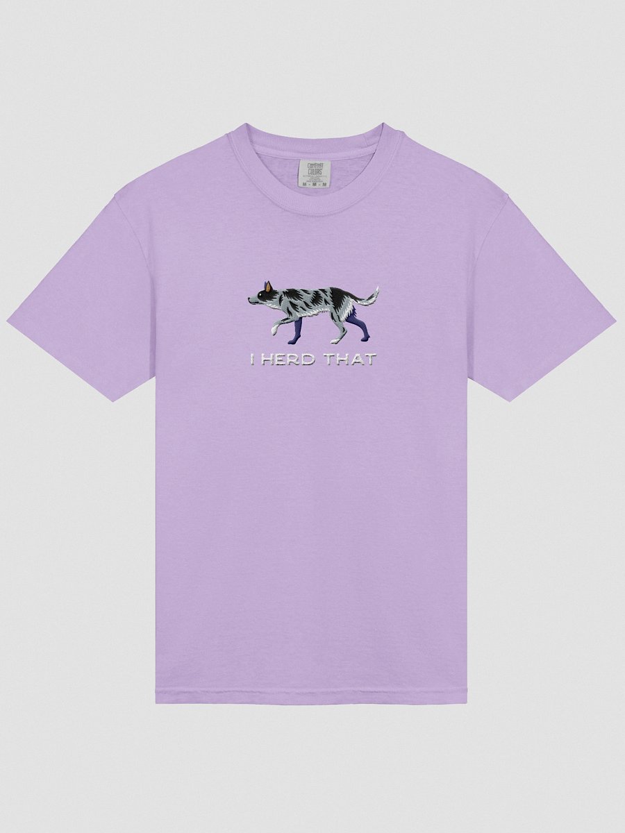 I Herd That T-Shirt(Embroidered) of an Australian Koolie(Blue Merle) product image (53)