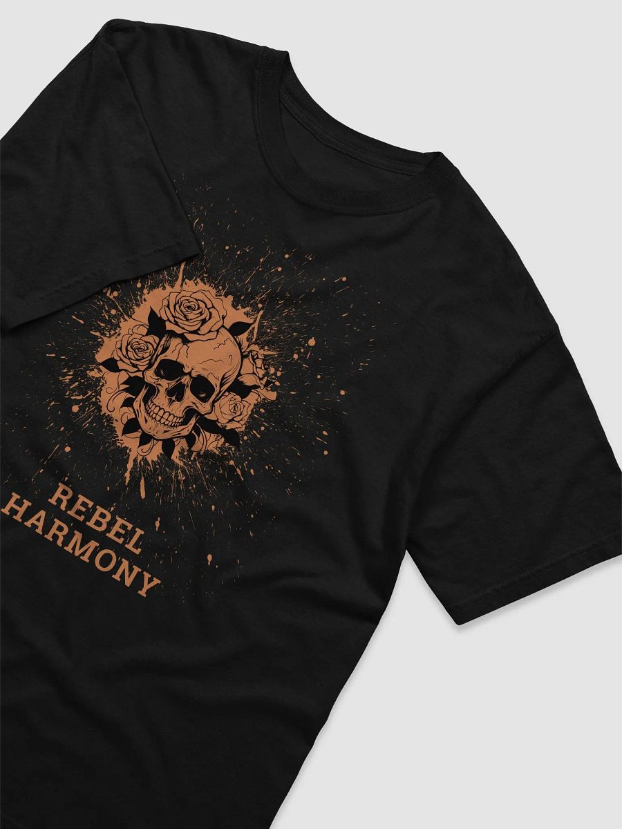 Rebel Harmony Skull and Roses T-Shirt product image (1)