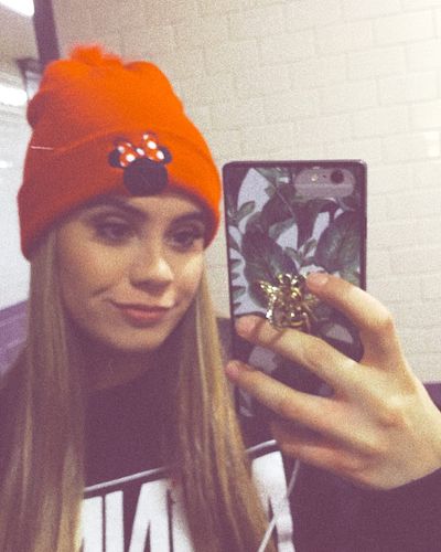 @vannieandolino thanks for getting me this v cute beanie
