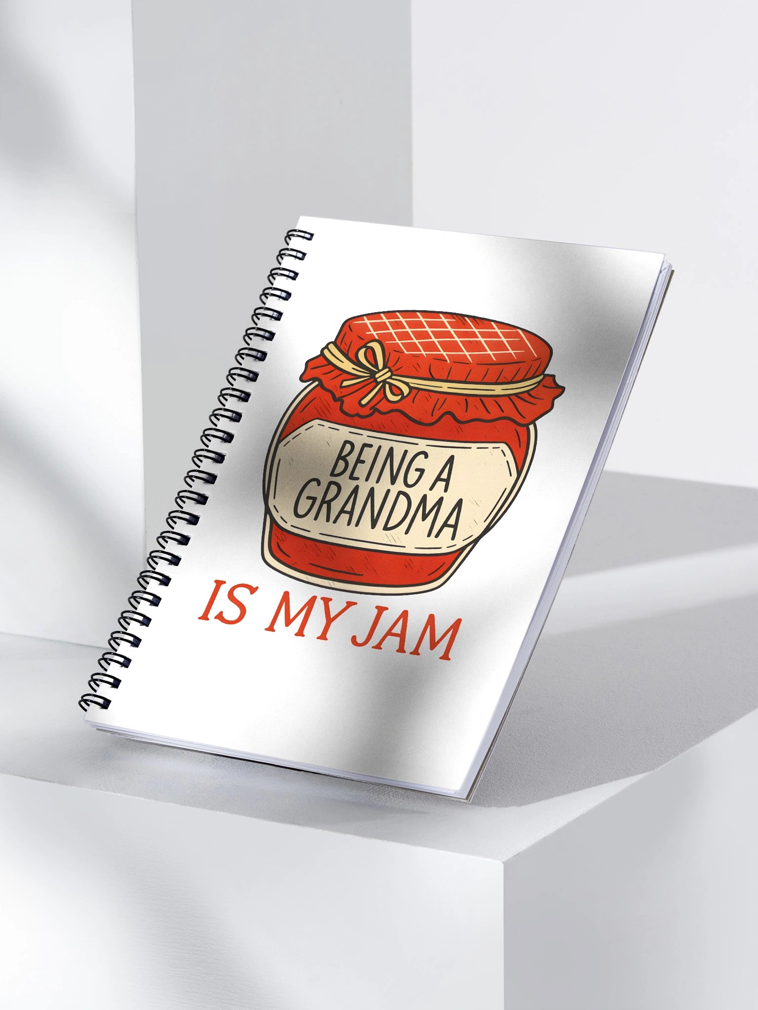 Being a Grandma Is My Jam Spiral Notebook product image (3)