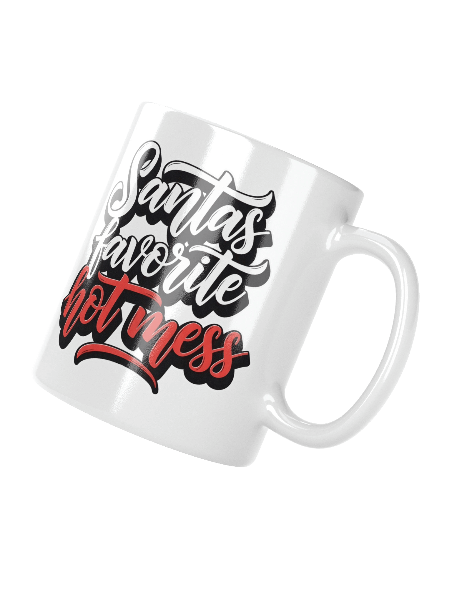 Santa's Favorite Hot Mess Funny Christmas Mug product image (3)