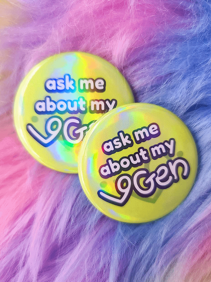 Ask Me About My VGen | Button product image (1)