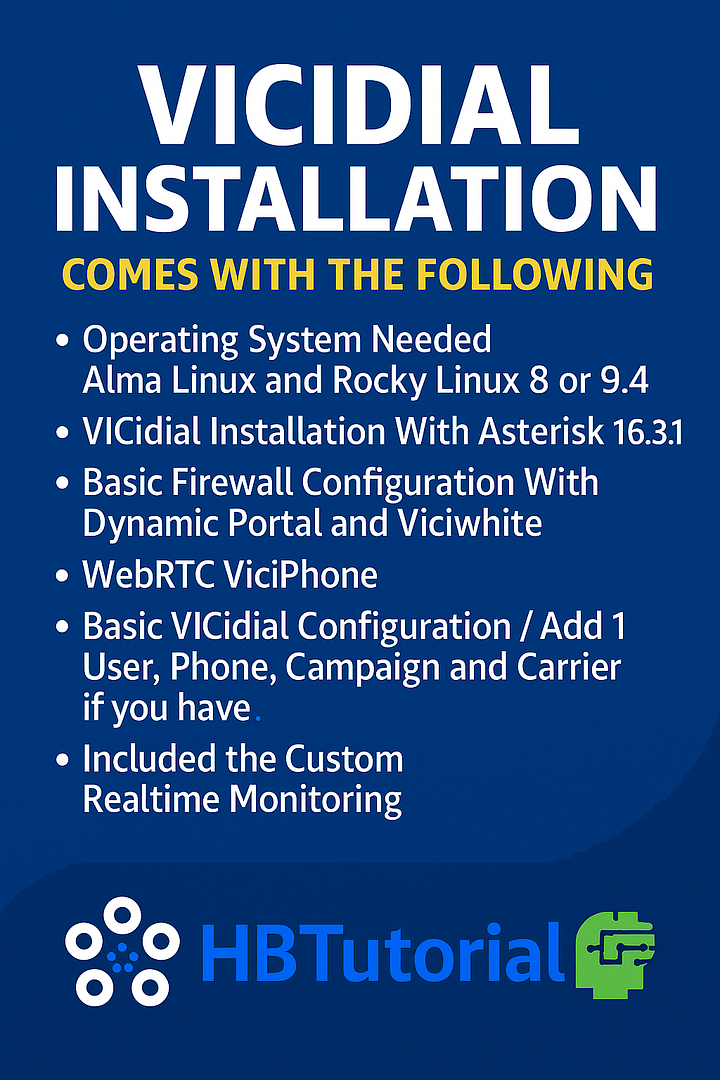 Vicidial Installation with custom Realtime monitoring product image (1)