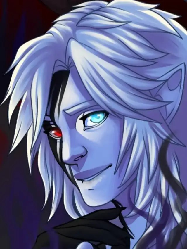 I obsess over him a completely normal amount.  I swear.  originally created him back in 2015ish time frame, he's evolved a lot but still manages to be my no. 1 child.  🥰 #monsterboys #originalcharacter #fantasyart #artistsoftiktok #voidsinger 