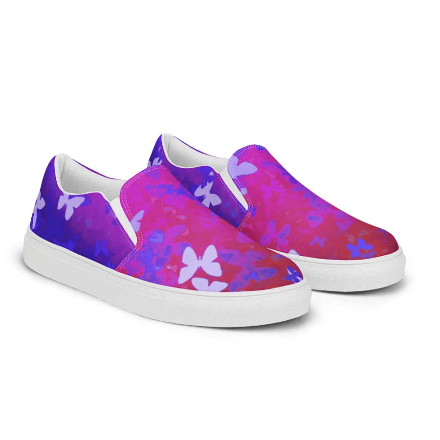 Butterfly night slip on canvas shoes product image (4)