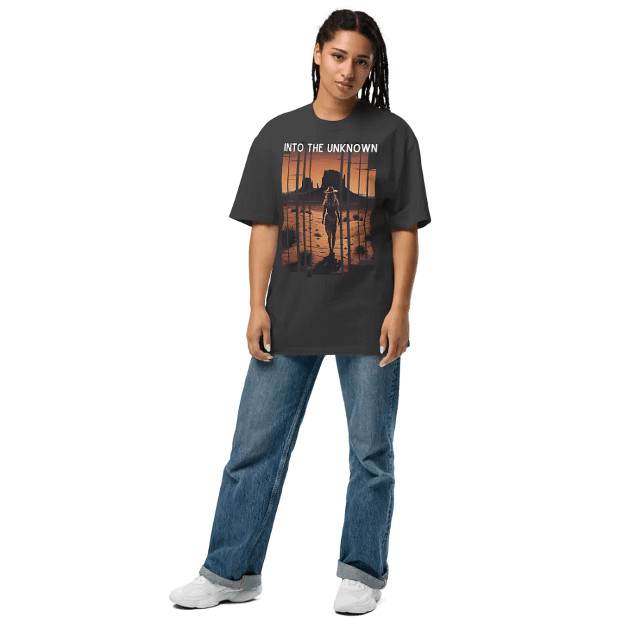 Into the unknown unisex faded tee product image (9)