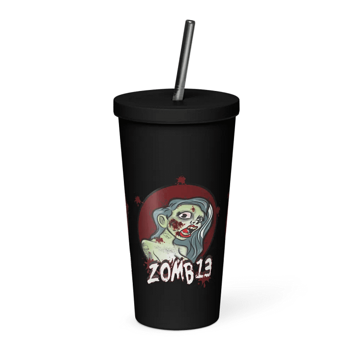 Undead Elegance Insulated Tumbler with a Straw product image (1)