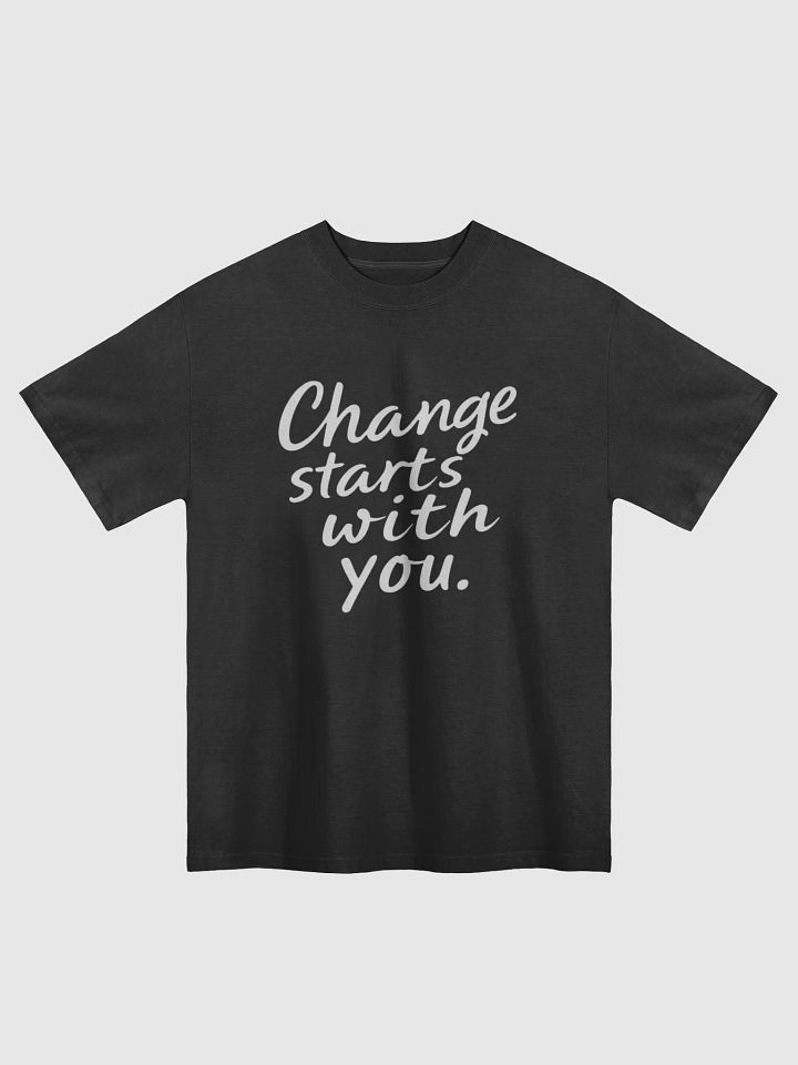 Change Starts With You – Inspired by Leonardo DiCaprio’s Vision for a Better World | Empower Your Journey with This Motivational T-Shirt product image (1)