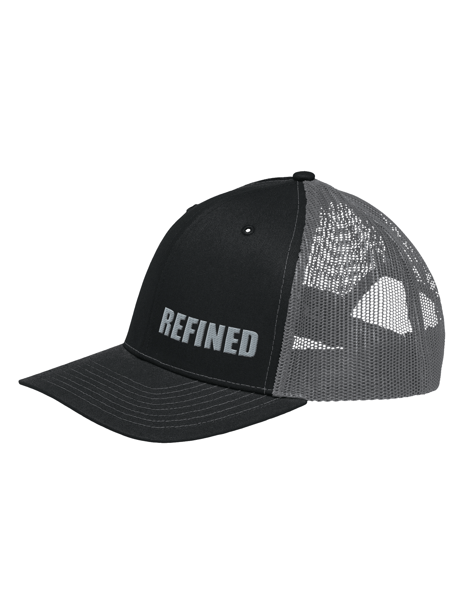 Refined Richardson 112 Hat (Black/Charcoal) product image (1)