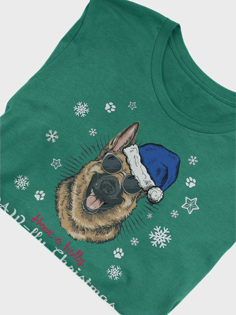Holly, PAW-lly Christmas German Shepherd T-Shirt product image (33)
