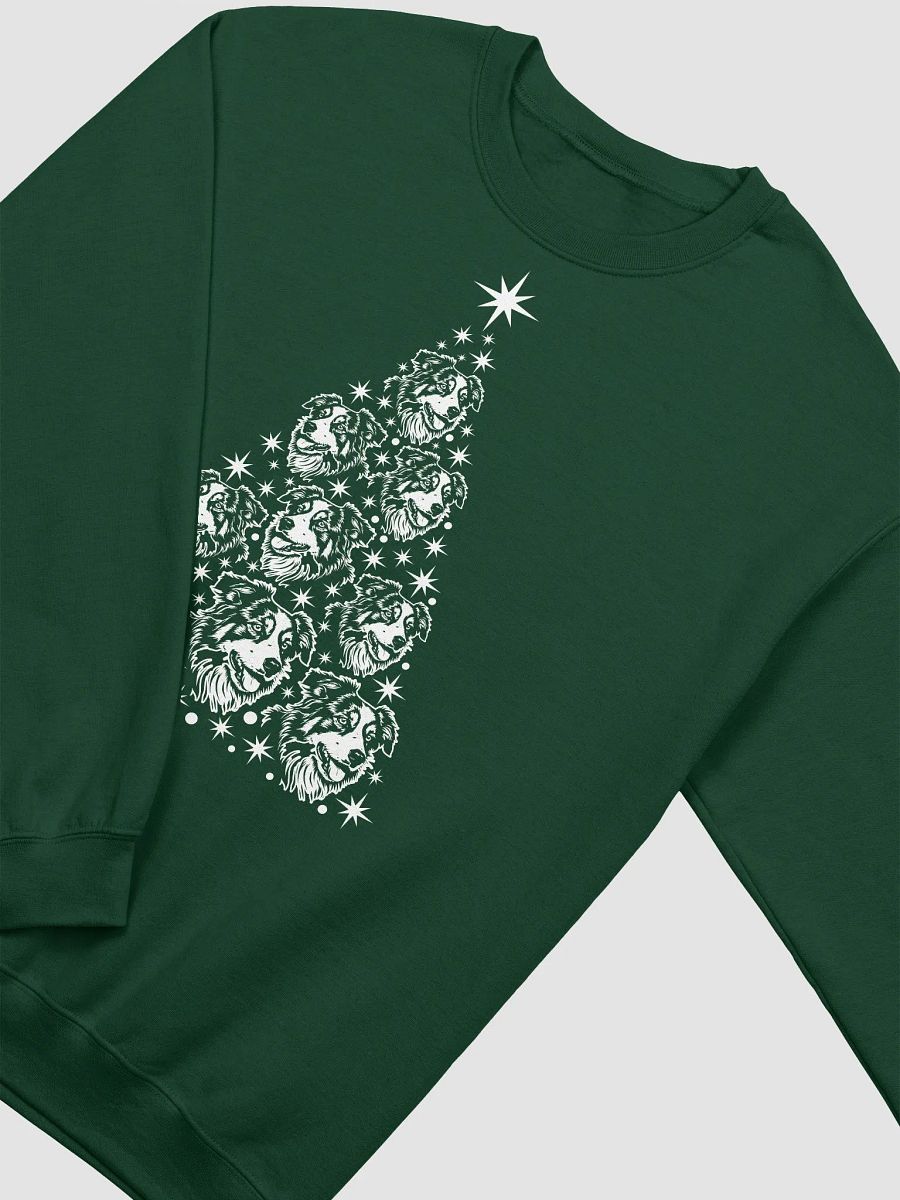 Australian Shepherd Christmas Tree Sweatshirt Design for Aussie Paw-rents product image (14)