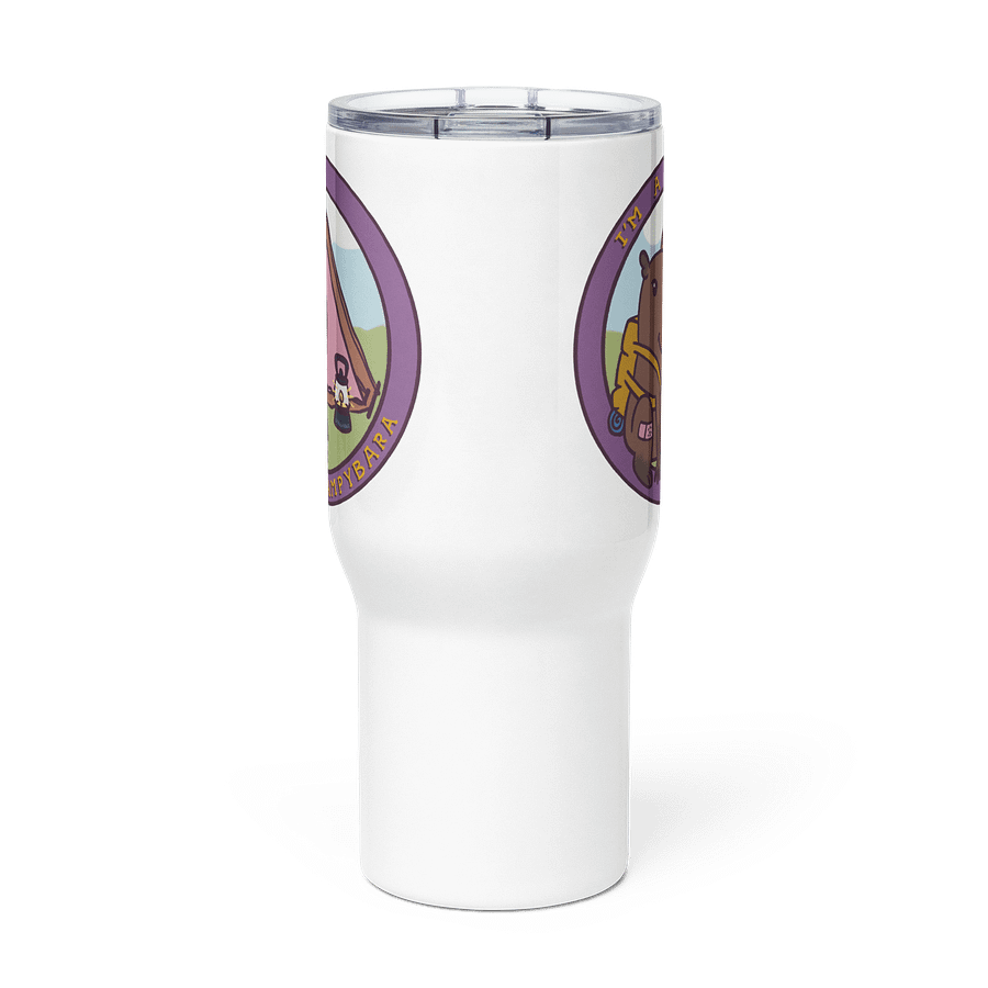 large travel mug : campybara logo product image (3)