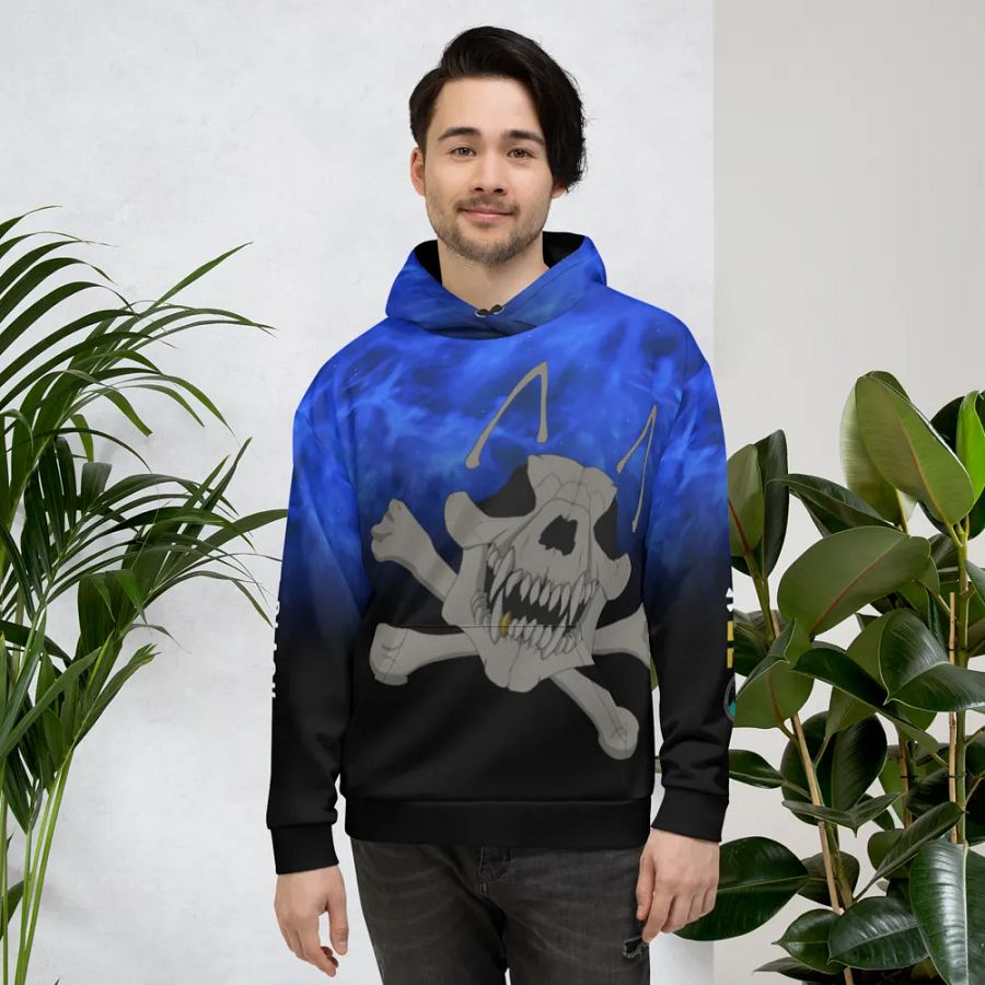 Mongrel Squad Straight Outta Klescher Blue/Black Hoodie product image (4)