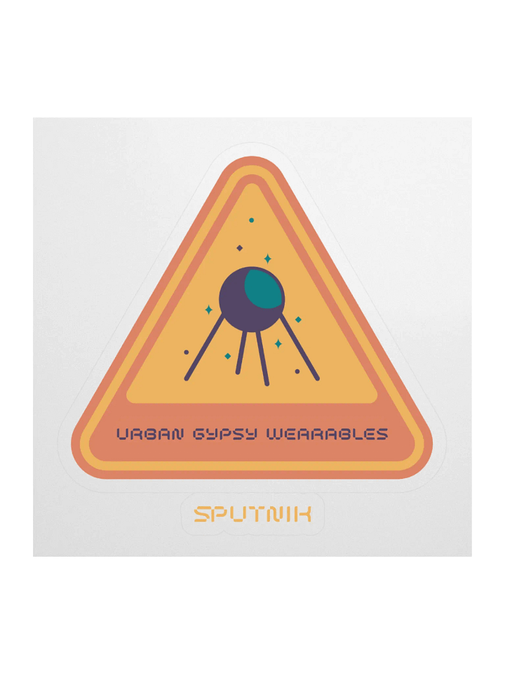 Sputnik Kiss Cut Sticker product image (1)