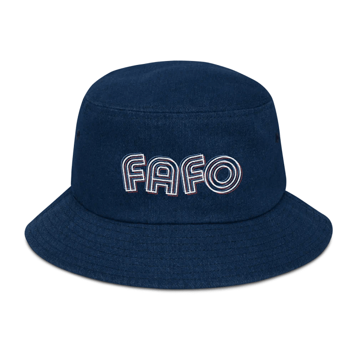 FAFO denim bucket hat product image (21)