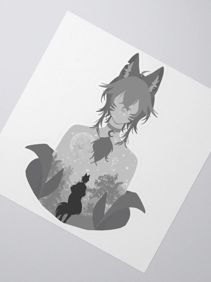 WolfcatRisi Silhouetto Sticker product image (4)