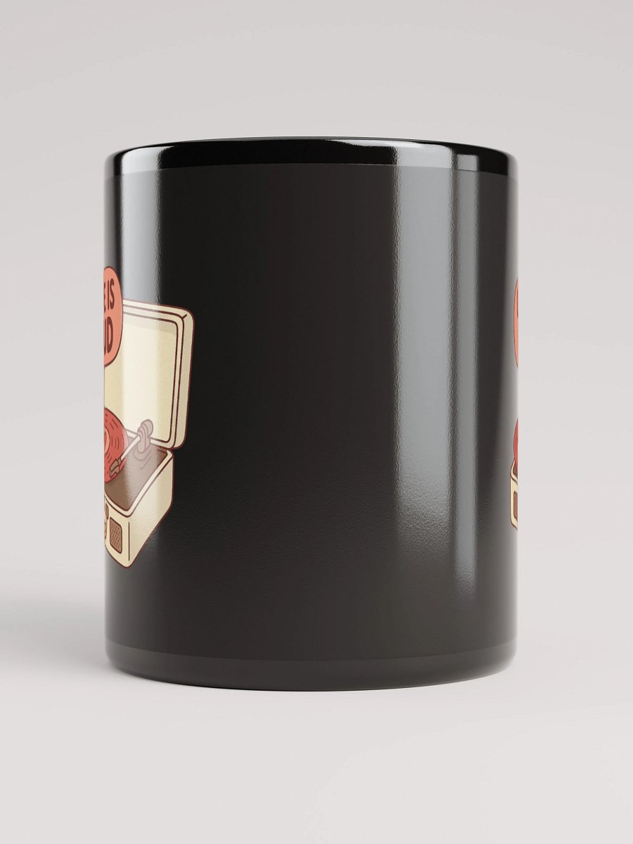 Love Is Loud Black Glossy Mug product image (9)