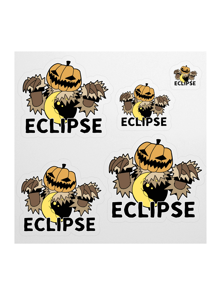 Eclipse Pumpkin King Kiss Cut Stickers product image (1)