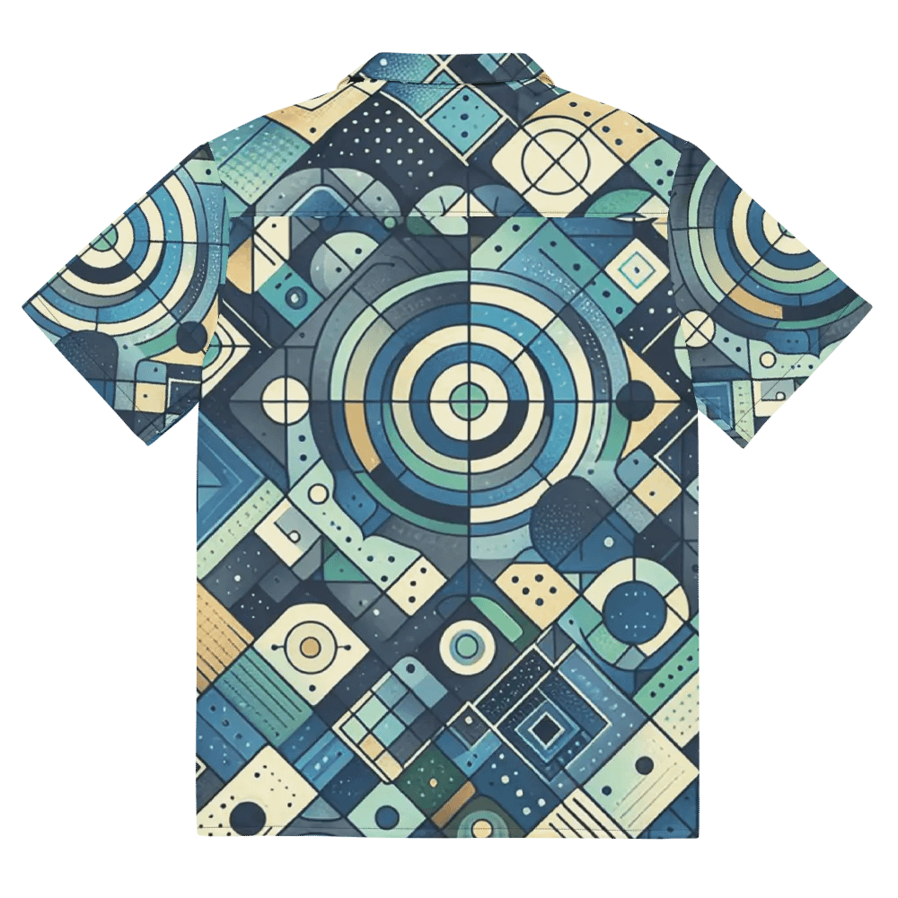 Symmetry Waves Hawaiian Shirt product image (6)