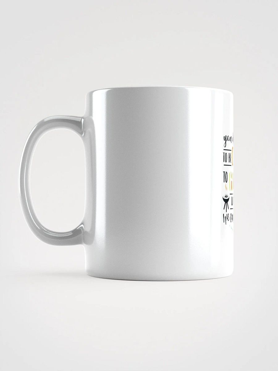 You don’t have to be crazy to camp with us. Vivid Prints Heat-Resistant Mug product image (16)