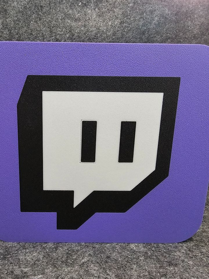 Twitch Light Box - LED Display | Personalized Streamer Sign | Custom Gaming Room Décor product image (2)