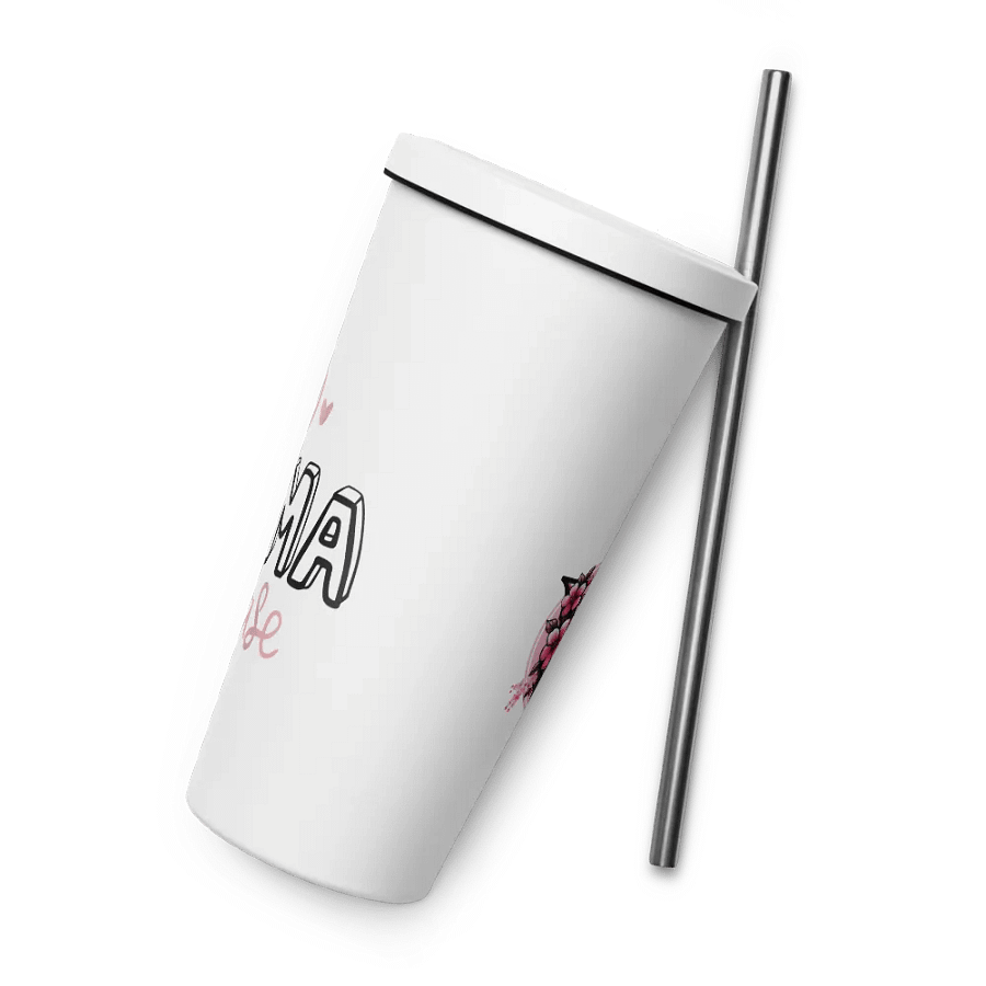 Vaso de acero inoxidable con pajita product image (7)