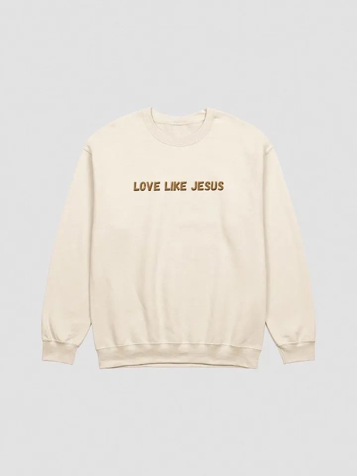 Love Like Jesus Embroidered Crewneck Sweatshirt product image (2)