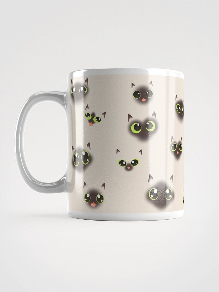 Siamese Cat Faces (Green Eyes) Mug product image (2)