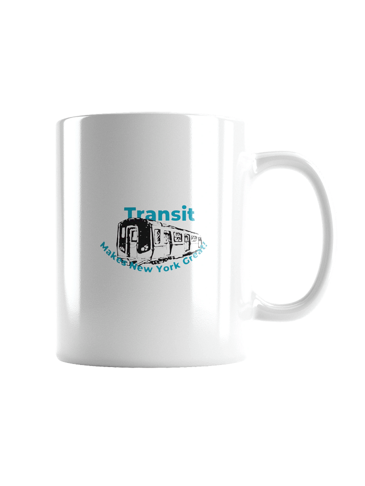 "Transit Makes New York Great" Mug (White) product image (2)