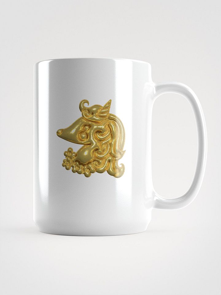 Golden Dream Unicorn – Shiny Fantasy Mug product image (1)
