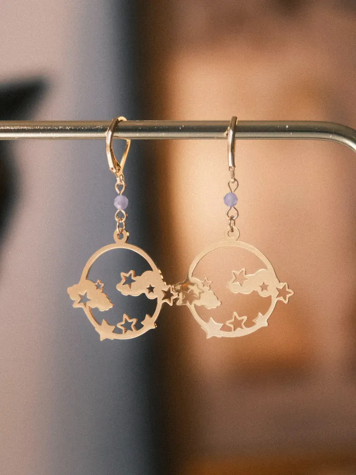 Starry nights - Tanzanite earrings product image (1)