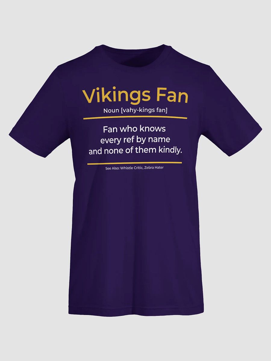 Referee – The Vikings Fan Collection – Unisex T-Shirt product image (3)