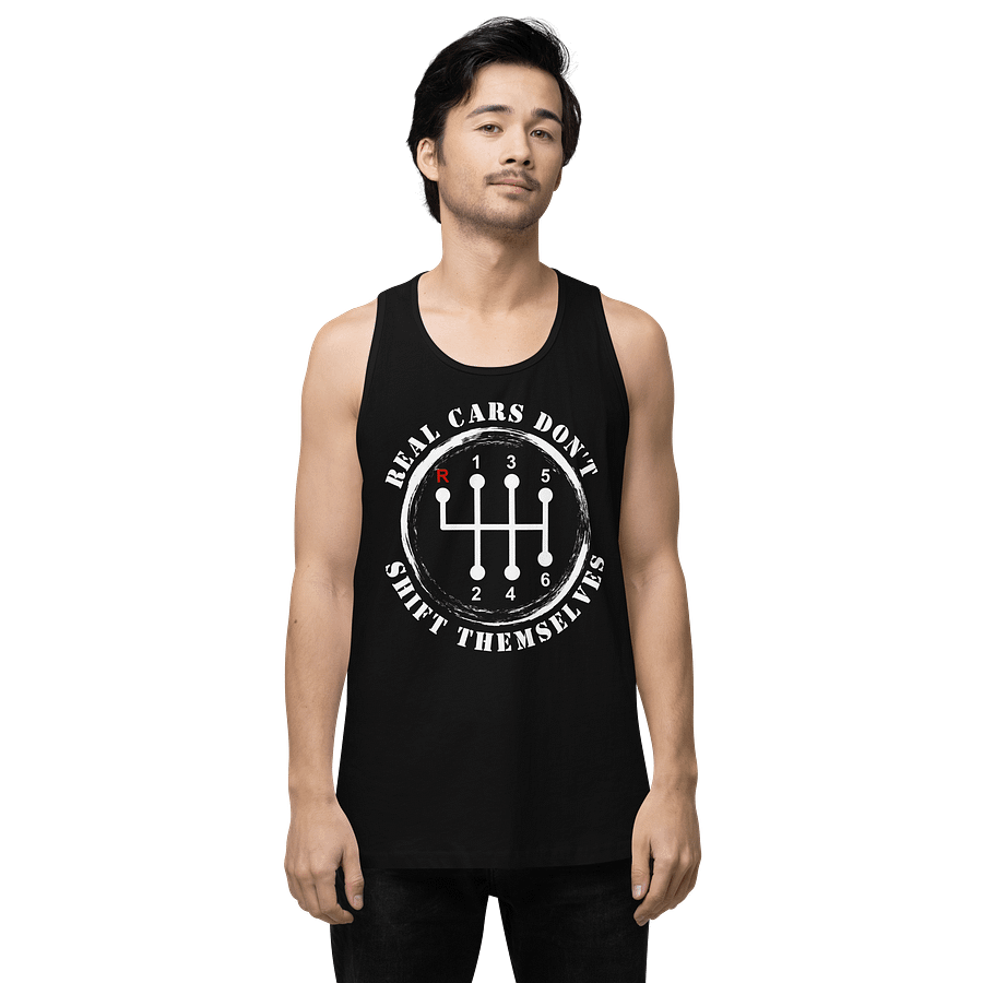 Real Cars Don't Shift Themselves Men's Tank Top product image (3)