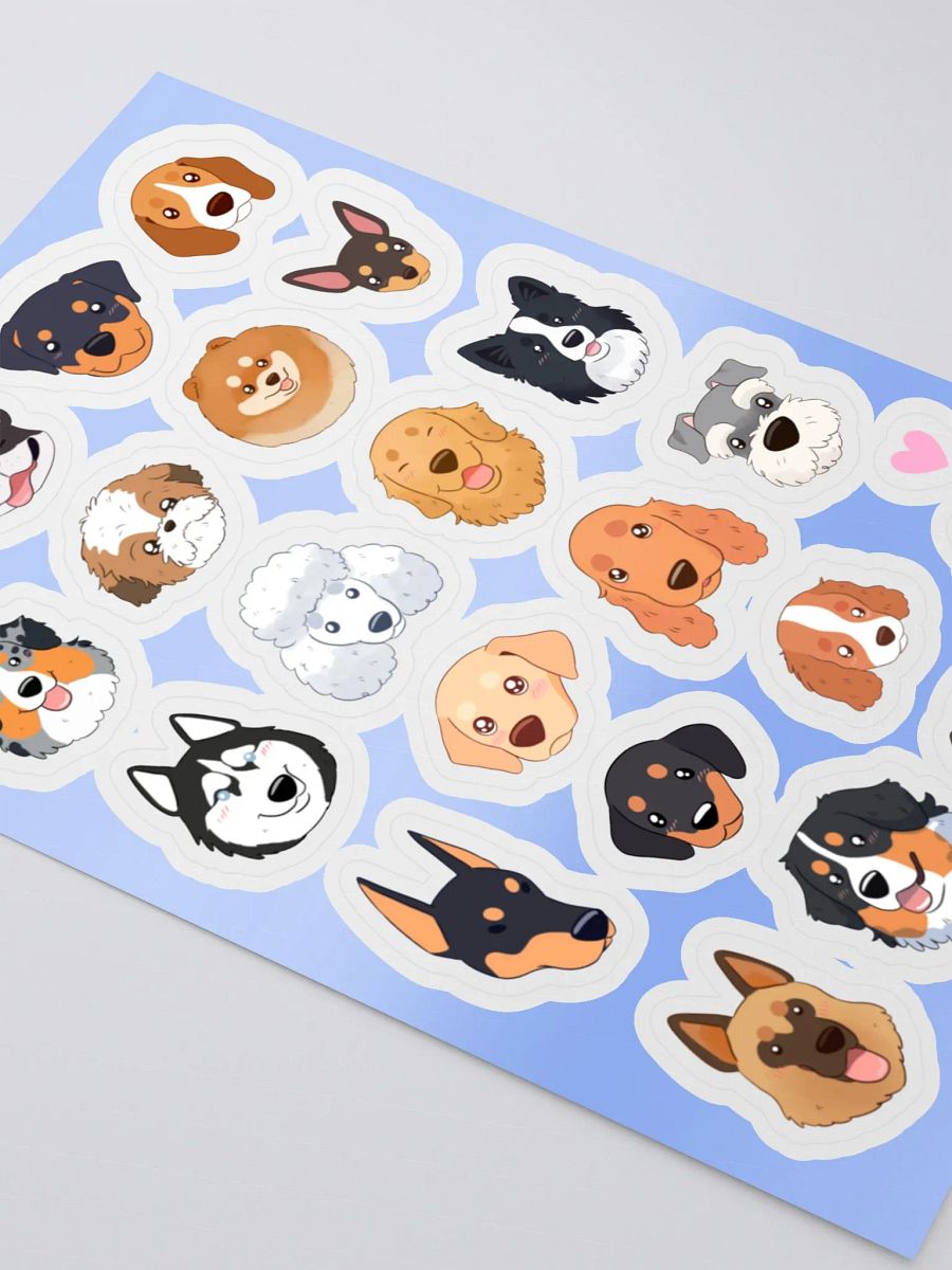 Dogs faces Sticker Collection product image (3)