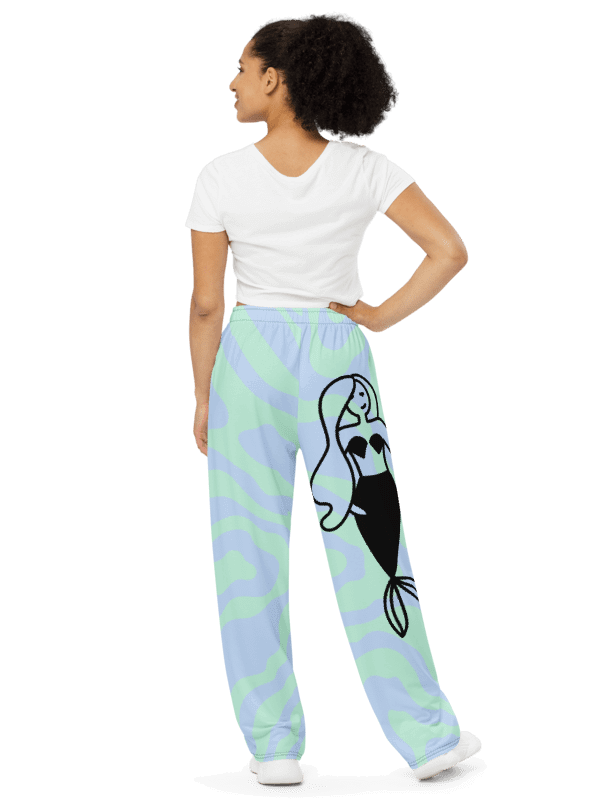 Mermaid design - Wide-Leg Pants product image (2)