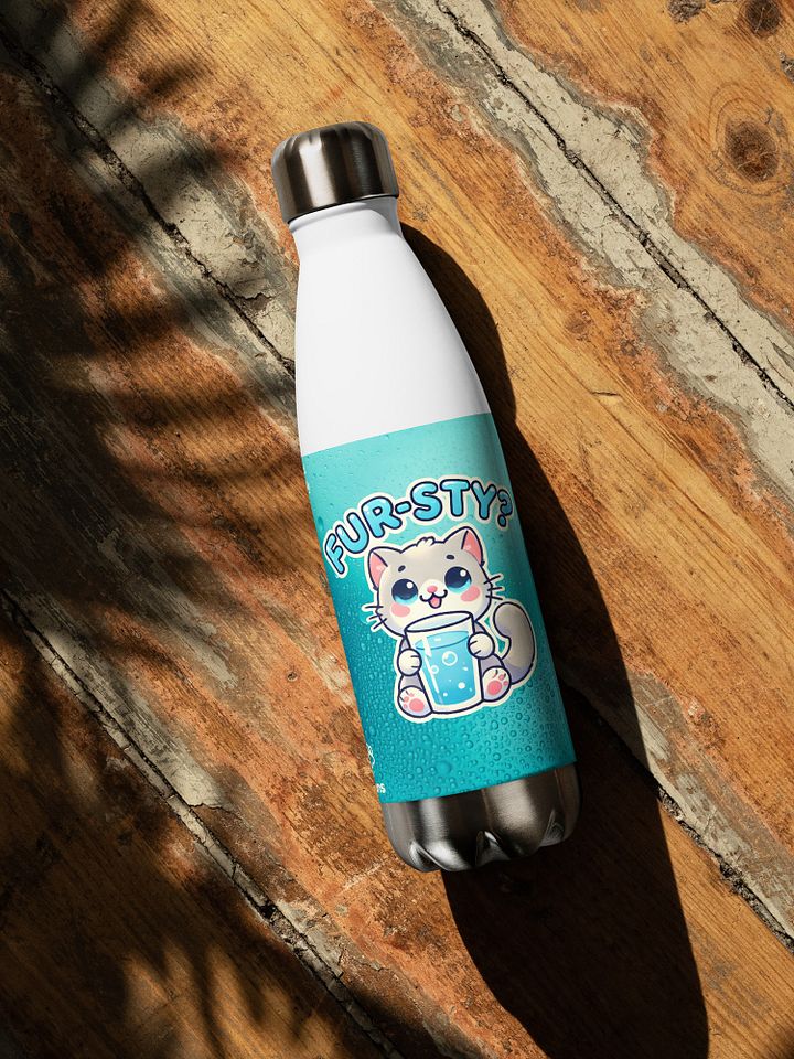 Fur-sty? Stainless Steel Water Bottle product image (1)