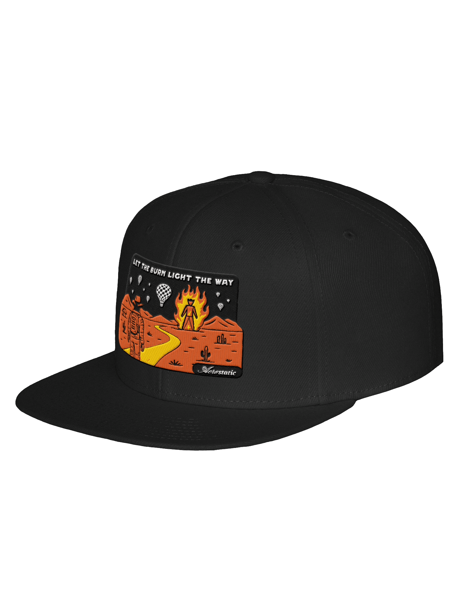 Let the burn light the way - embroidered hat product image (2)